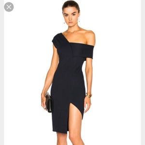 BRAND NEW MICHELLE MASON ASYMMETRIC DRESS.